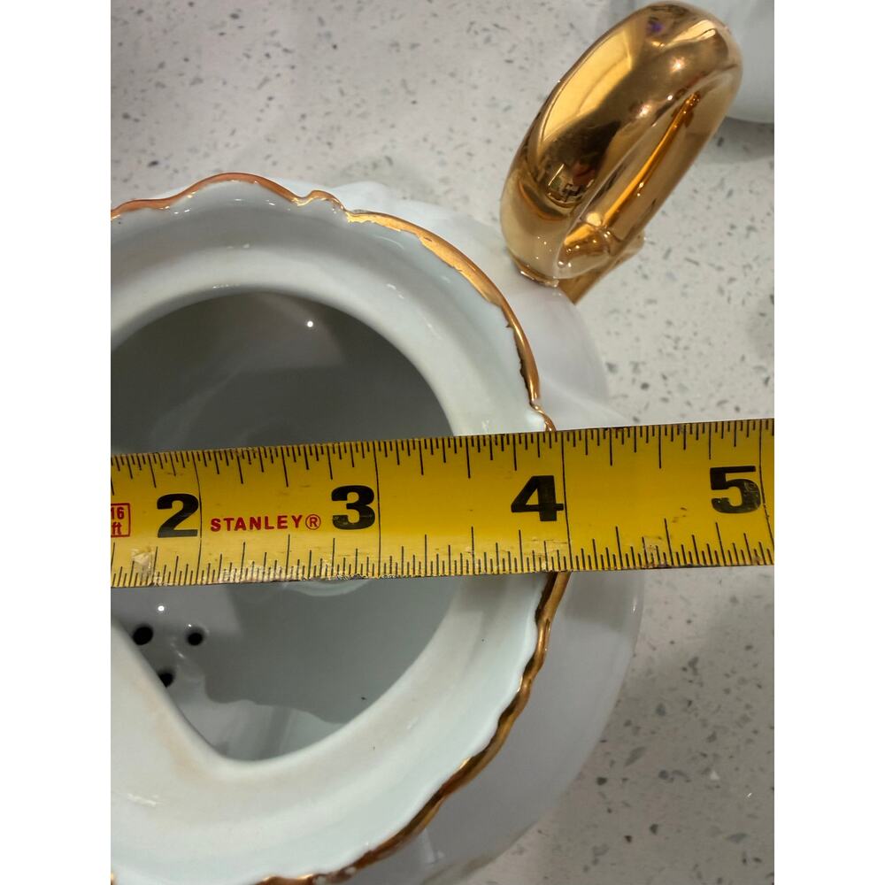 VINTAGE 3 piece Mary Herzig CHINA TEA Set circa 1950’s - Picture 8 of 8